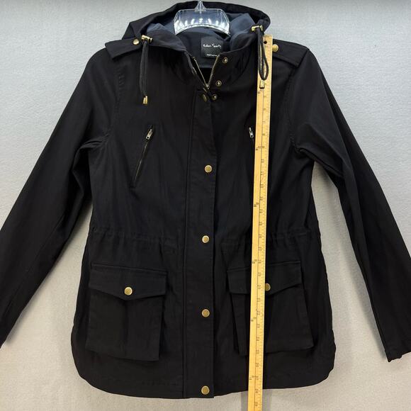 Eden Society Jacket Women's L Black Hooded Cargo Jacket Normcore Outdoors - Picture 5 of 12